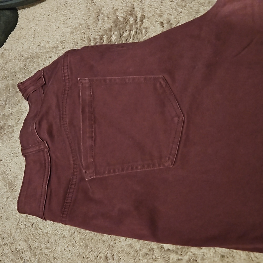 Burgundy Pants Size 22